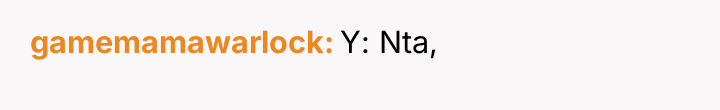 gamemamawarlock Y: Nta,
