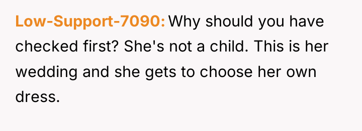 Low-Support-7090 Why should you have checked first? She's not a...