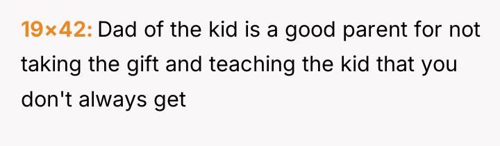 19×42 Dad of the kid is a good parent for...