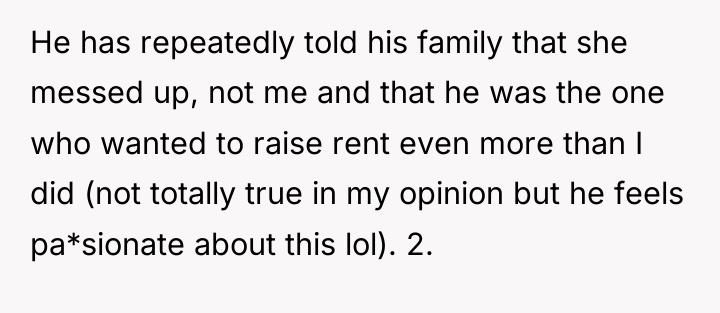 He has repeatedly told his family that she messed up,...