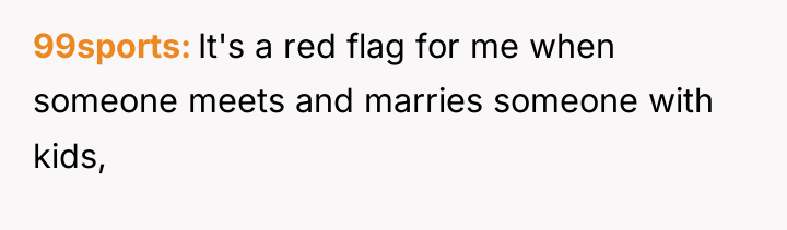 99sports It's a red flag for me when someone meets...