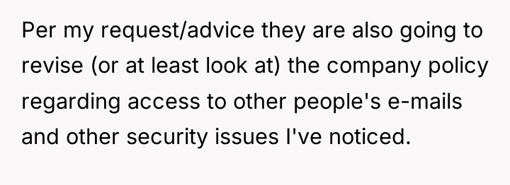 Per my request/advice they are also going to revise (or...
