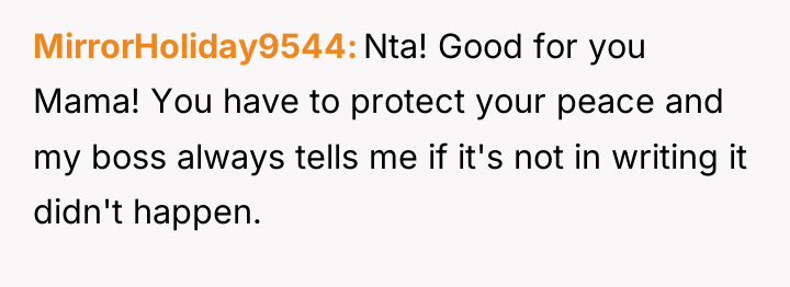 MirrorHoliday9544 Nta! Good for you Mama! You have to protect...