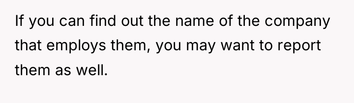 If you can find out the name of the company...