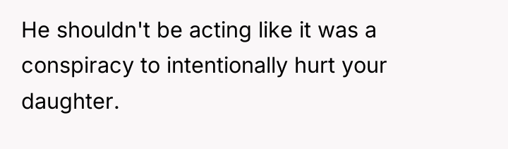 He shouldn't be acting like it was a conspiracy to...