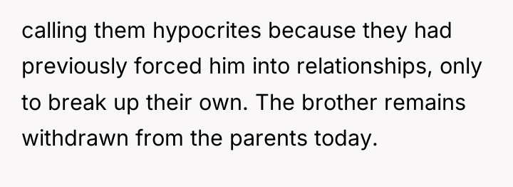 calling them hypocrites because they had previously forced him into...