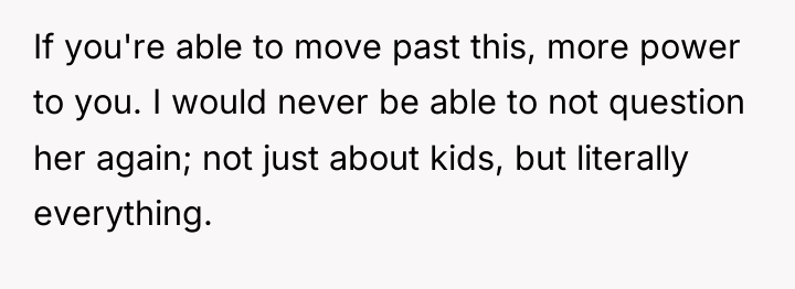 If you're able to move past this, more power to...