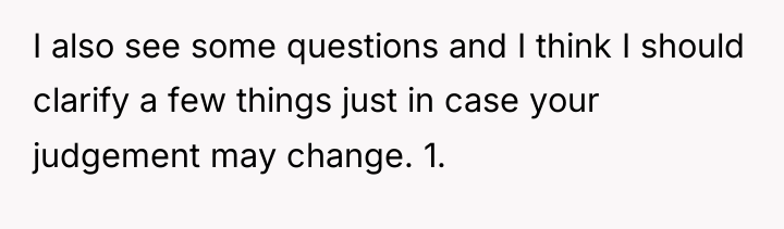 I also see some questions and I think I should...