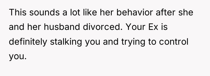 This sounds a lot like her behavior after she and...