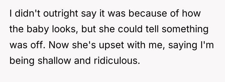 I didn't outright say it was because of how the...