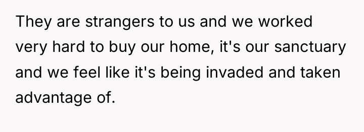 They are strangers to us and we worked very hard...
