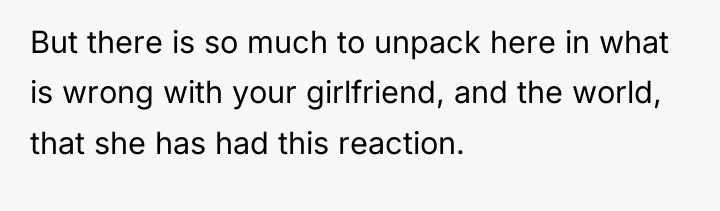 But there is so much to unpack here in what...