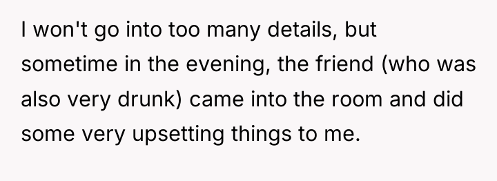 I won't go into too many details, but sometime in...