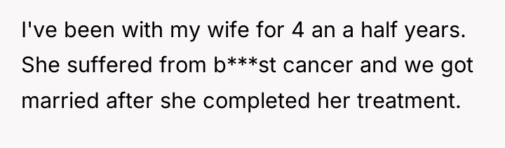 I've been with my wife for 4 an a half...