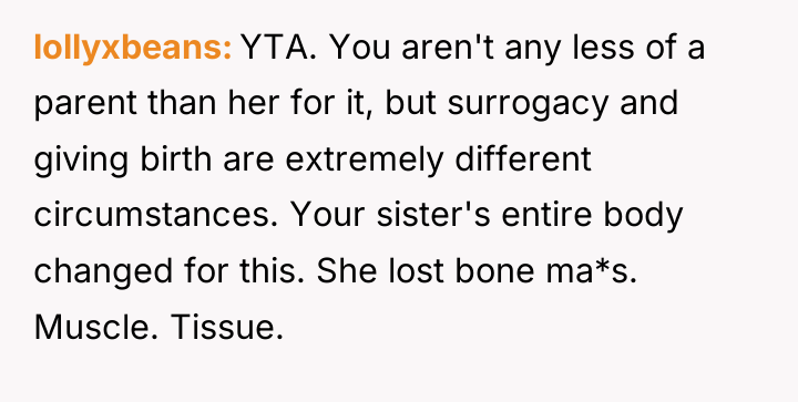 lollyxbeans YTA. You aren't any less of a parent than...