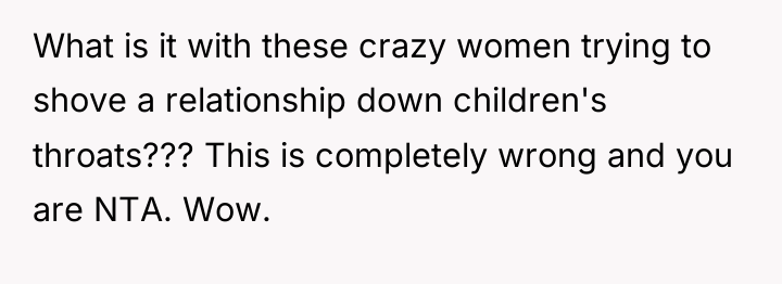What is it with these crazy women trying to shove...