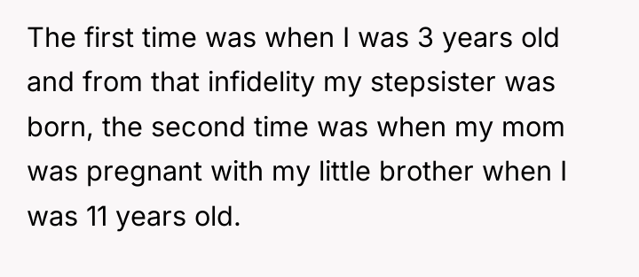 The first time was when I was 3 years old...