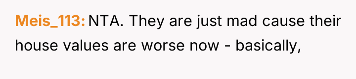 Meis_113 NTA. They are just mad cause their house values...
