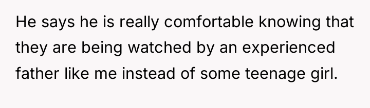 He says he is really comfortable knowing that they are...