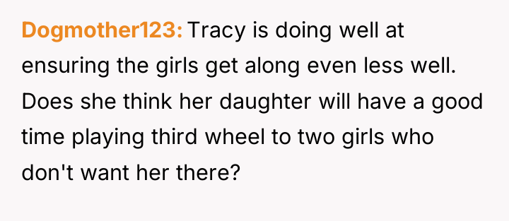 Dogmother123 Tracy is doing well at ensuring the girls get...