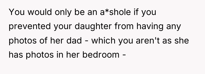 You would only be an a*shole if you prevented your...