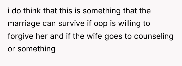 i do think that this is something that the marriage...