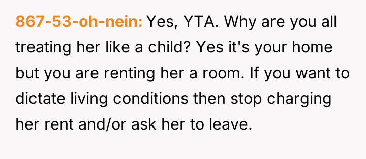 867-53-oh-nein Yes, YTA. Why are you all treating her like...
