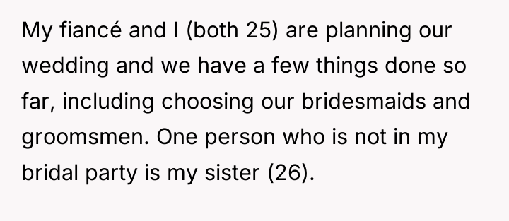 My fiancé and I (both 25) are planning our wedding...