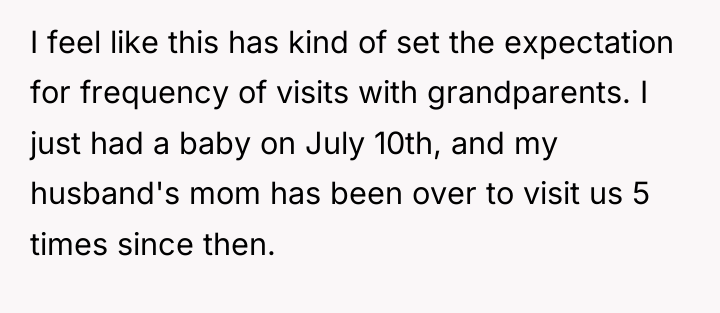 I feel like this has kind of set the expectation...