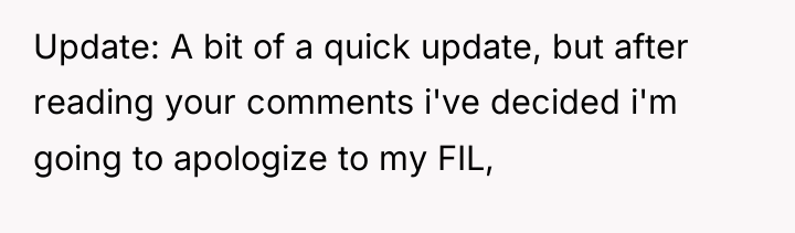 Update: A bit of a quick update, but after reading...
