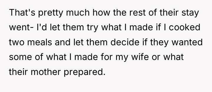 That's pretty much how the rest of their stay went-...