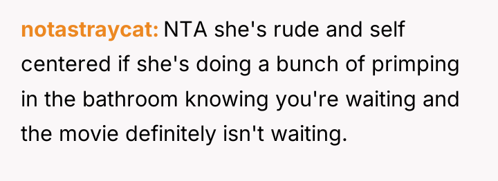 notastraycat NTA she's rude and self centered if she's doing...