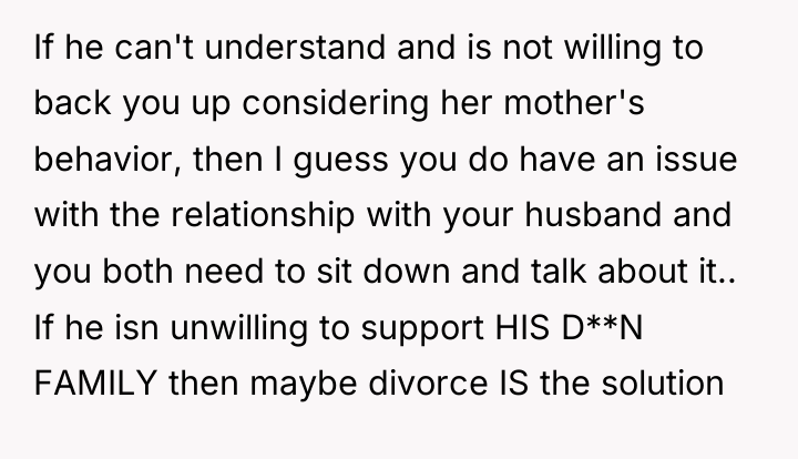 If he can't understand and is not willing to back...