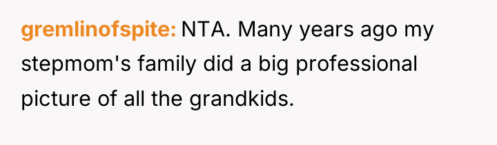 gremlinofspite NTA. Many years ago my stepmom's family did a...