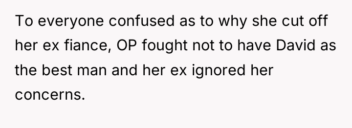 To everyone confused as to why she cut off her...