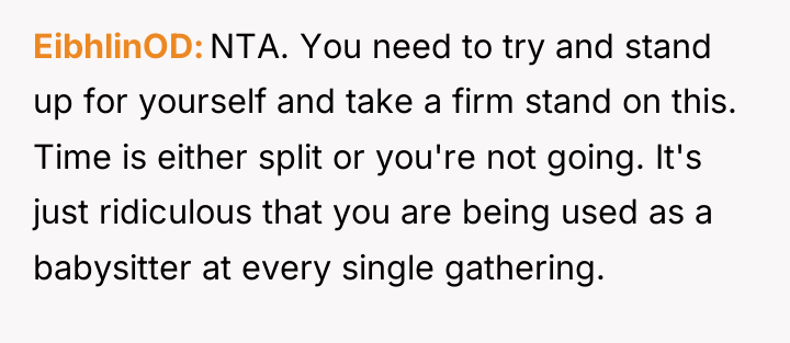 EibhlinOD NTA. You need to try and stand up for...