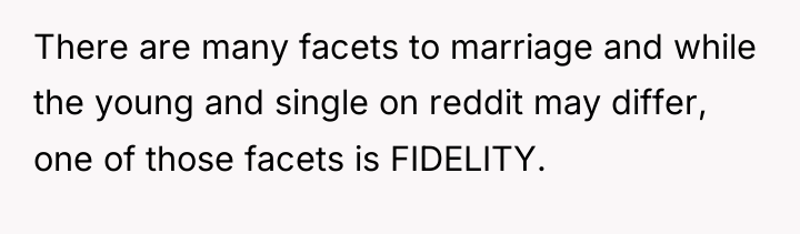 There are many facets to marriage and while the young...
