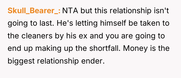 Skull_Bearer_ NTA but this relationship isn't going to last. He's...