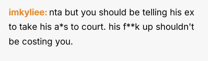 imkyliee nta but you should be telling his ex to...