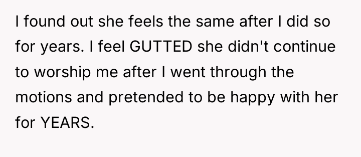 I found out she feels the same after I did...