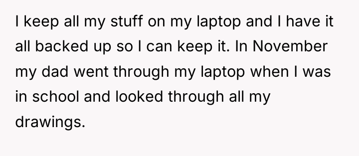I keep all my stuff on my laptop and I...