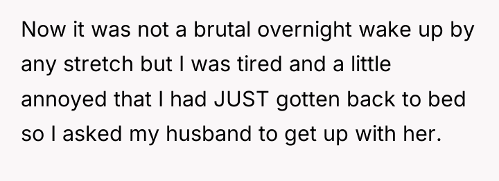 Now it was not a brutal overnight wake up by...