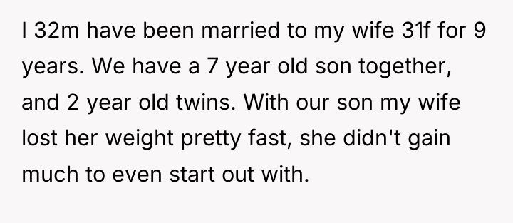 I 32m have been married to my wife 31f for...