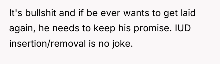 It's bullshit and if be ever wants to get laid...