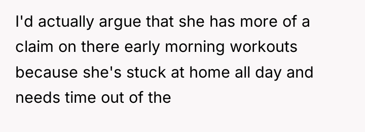 I'd actually argue that she has more of a claim...