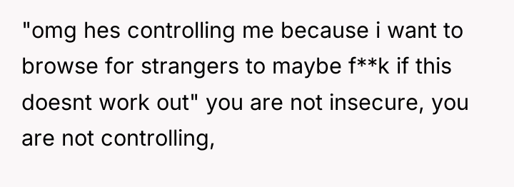 "omg hes controlling me because i want to browse for...