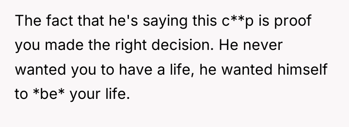 The fact that he's saying this c**p is proof you...