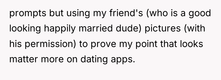 prompts but using my friend's (who is a good looking...