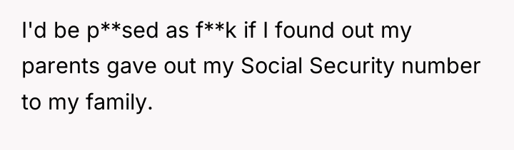 I'd be p**sed as f**k if I found out my...