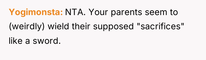 Yogimonsta NTA. Your parents seem to (weirdly) wield their supposed...